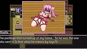 Noelle does her best in part 3 of this intense hentai game.