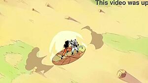 Yamcha vs Android 21 in 1080p - Dragon Ball Hentai