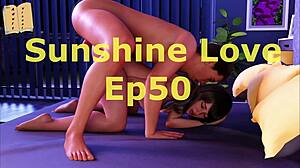 Sunshine Love 50 hides big tits in 3D game
