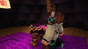 Block Woman and Man in Wild 3D Action