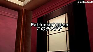 3D hentai slut betrays boyfriend with sneaky affair
