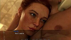 Она кончает без остановки в этой 3D игре