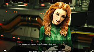 steamy action unfolds with curvy redhead woman. tales from unending void 11 heats up.