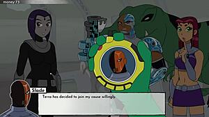 18Titans part 24 - Bumblebee enjoys steamy bathroom fun with Raven