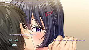 Osananajimi Yuka in scenes 6-10, what’s she hiding with subtitles?