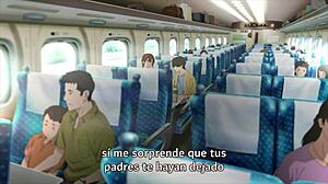 チカが大胆に膵臓を貪り食うワイルドなアニメシーン