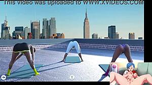 follando con mi compañera y sus amigas en casa