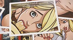 Gloria - Vibrating Toy Beats Bad Boss Cock!