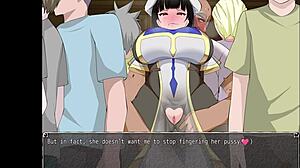 Oh god, this nympho priestess can't stop fucking in HRPG!