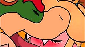 Ugh, Bowser x Peach in superstar sexting, naïve route, geen commentaar, game van Drybonex, zo wild!