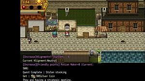 Oh god, this nympho priestess can't stop fucking in HRPG!