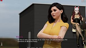 ms denvers in ep 53 shows off big tits in stockings. ready for class?