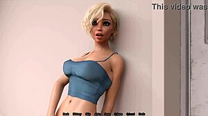 Femdom blowjob ass tongue fuck- Sexbot 2- gameplay