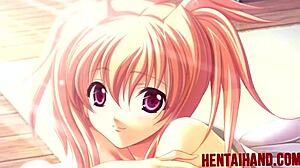 busty redhead hentai babe rides you hard