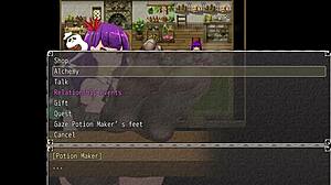 Oh god, this nympho priestess can't stop fucking in HRPG!