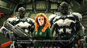 steamy action unfolds with curvy redhead woman. tales from unending void 11 heats up.