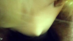 Blondie got sperm in her mouth for the second time