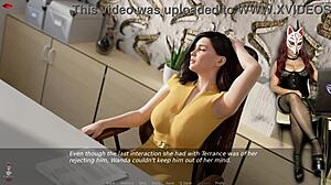 ms denvers in ep 53 shows off big tits in stockings. ready for class?