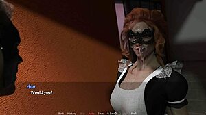 Hej, babe... ryšavka dáva špinavý orálny na balkóne vo fetish locator