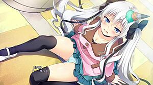 مشهد إيتشي رقم 3 في رواية ريناي إكس رويال مع شيون هاريزوم في أنمي مثير