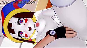 Pomni from amazing digital circus wanna bang in the infirmary with sport outfit, no censor!