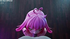 Uhh, Ik Grijp Konijnenmeisje Oren als Stuur in 3D Hentai, Zo Wild, Weet Je!