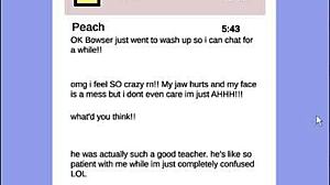 Ugh, Bowser x Peach in Superstar Sexting, goin’ naive route, no commentary, game by Drybonex, so wild!