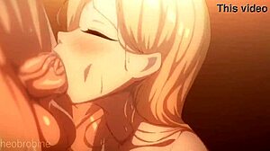 The pretty anime girl was passionately fucked in her mouth and pussy