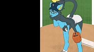 Furry porn video with a Pokémon twist