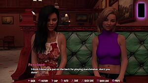 The first kiss with blonde MILF in College Kings 2:26