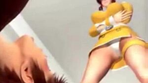 sexy 3d hentai girlfriend in steamy action