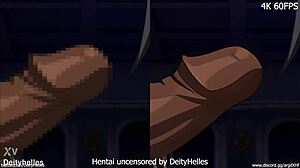 看看她为狂野3D色情骑乘打造假阳具机器人！Deityhelles带来全高清高潮行动。