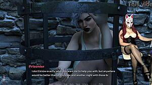 Nayas adventures ep 8 - the golden shower for a witch in prison