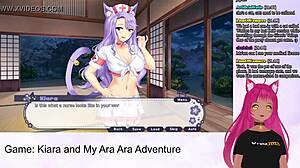 i can't believe vtuber lewdneko in kiaras ara ara adventure!