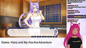 i can't believe vtuber lewdneko in kiaras ara ara adventure!