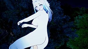 Kindred Gets Invaded with Blowjob and Creampie in LoL Hentai Koikatsu