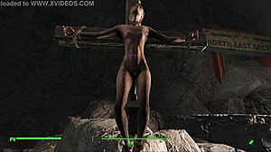 Fallout 4 Gode Cross BDSM Anime Action in Detail