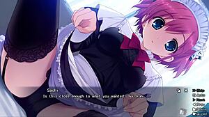 Sachi's juicy pussy gets fingered and soaked in urine!