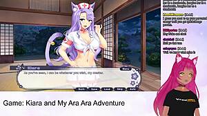 i can't believe vtuber lewdneko in kiaras ara ara adventure!