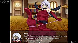 معرض الساحرة العاجزة جزء 3 يثير بعمق مع أكشن ديمون وحش