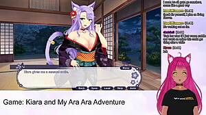 i can't believe vtuber lewdneko in kiaras ara ara adventure!