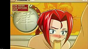 hentaykey girl 1 starts her journey with a steamy blowjob scene