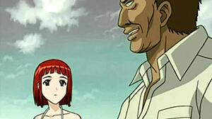 hentai innocent babe gets pounded hard by mean brown guy in wild anime scene. never saw it coming!