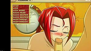 hentaykey girl 1 starts her journey with a steamy blowjob scene