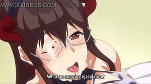 Cute girl faces cum after class, rich in detail