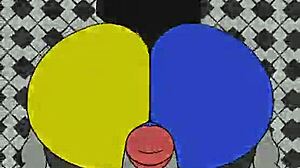 Ena Feels the Beat with Intense Anime Assfucking Action