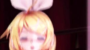 Kagamine Rin's sexy dance - Friday morning MMD by hornowl