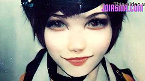 Hey, these horny cosplay sluts want your tribute in hot ASMR action!