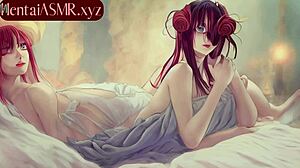 Kissing and sucking in the world of Hentai ASMR