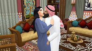 Arab Wife Fucked Hard in Revenge for Cheating!